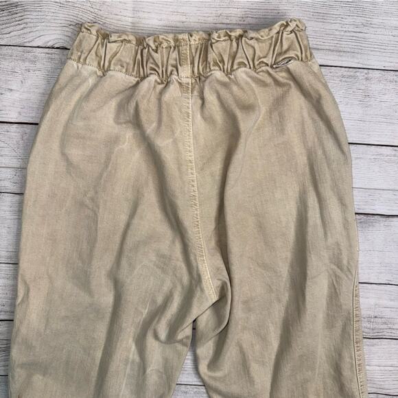 MOTHER The Springy Ankle Jeans in Sand Beige Straight Leg with Stretch Size 24 - Picture 9 of 10
